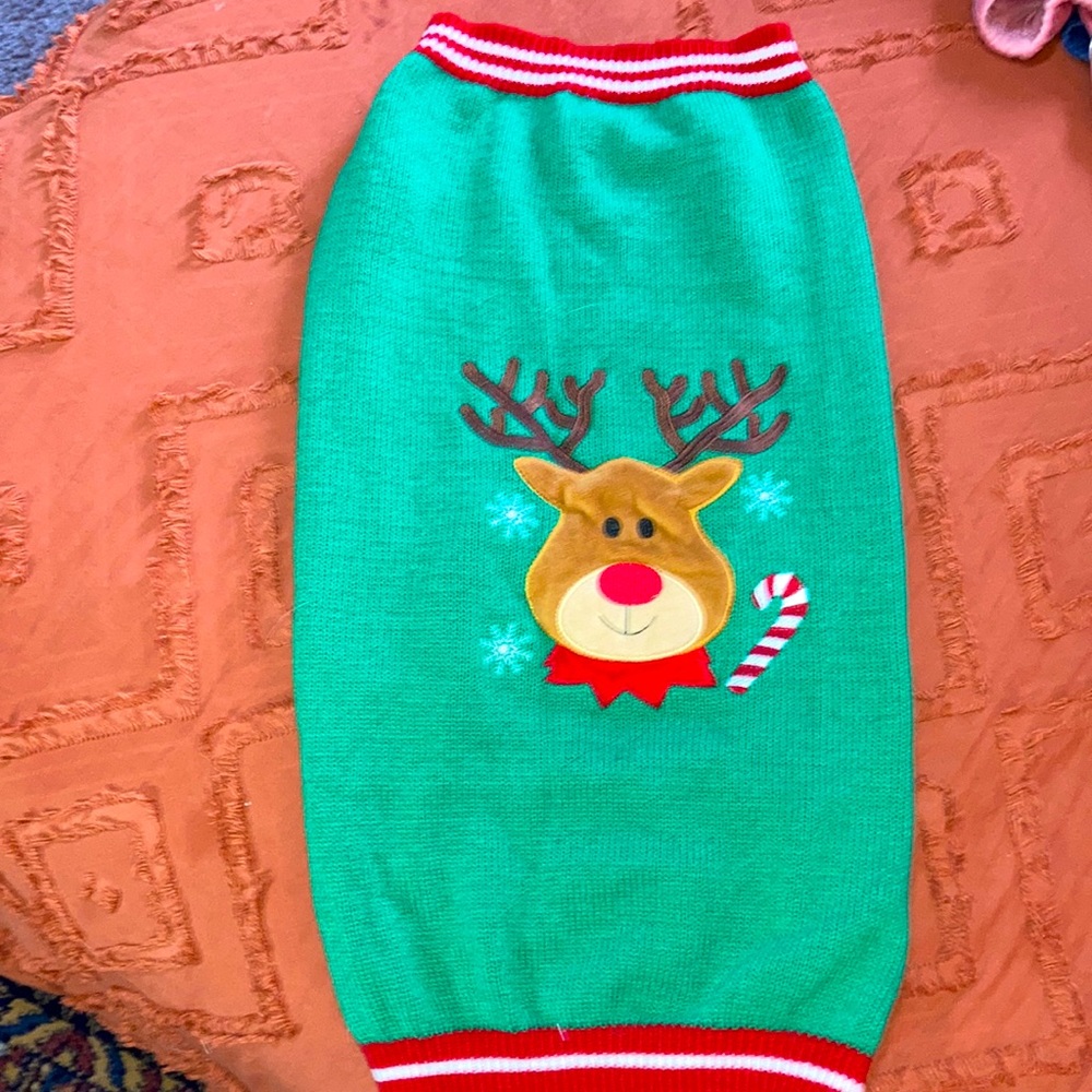 Dog Christmas Sweater by Pet Holiday sz XL